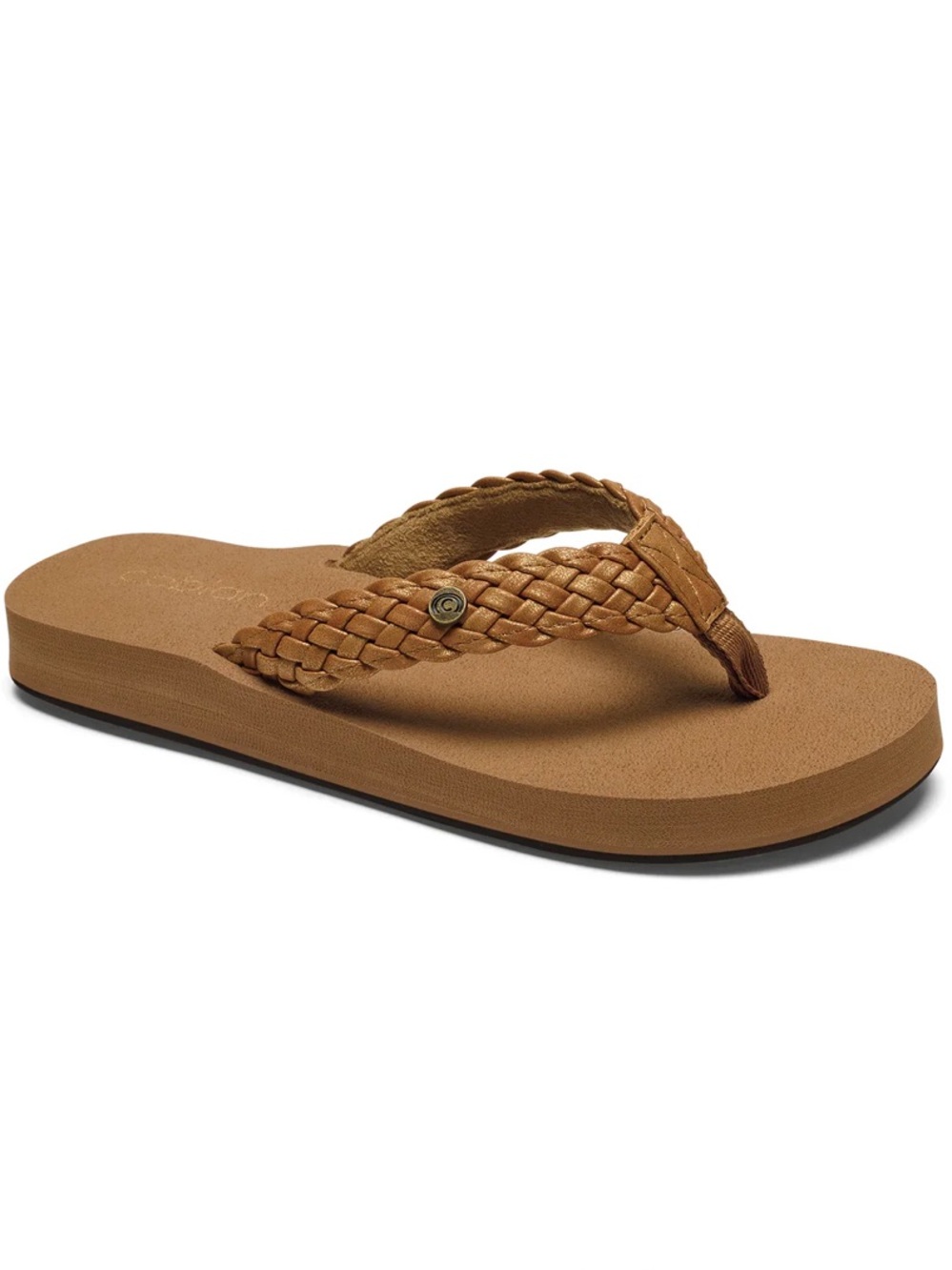 Cobian Womens Braided Bounce Flip Flop Size 9